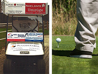 Ein weiterer Ball im Spiel: Adelante ist Sponsor bei Golf Kaden!